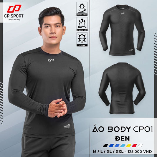 Áo Body Thể Thao Chống Nắng - Đá Bóng - Tập Gym - Trekking | HYPERFIT CP SPORT