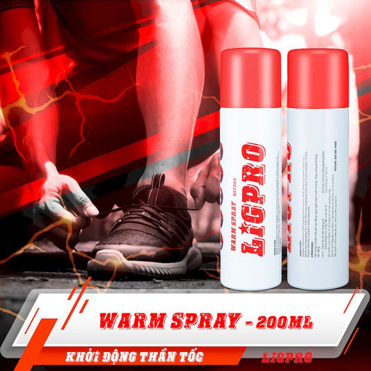 CHAI XỊT LẠNH LIGPRO - Xịt Siêu Lạnh Giảm Đau Thể Thao