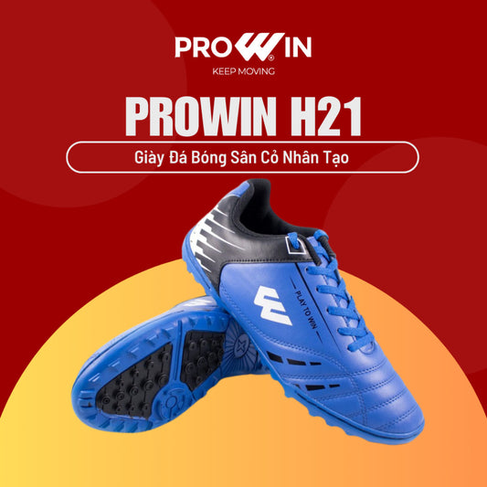 Giày Đá Banh Prowin H21 GIÀY FORM TO CHÂN BÈ (size 34-46) | Đế TF |Siêu Bền Siêu Rẻ