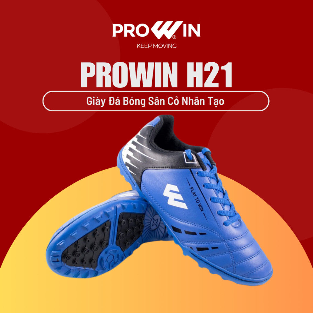 Giày Đá Banh Prowin H21 GIÀY FORM TO CHÂN BÈ (size 34-46) | Đế TF |Siêu Bền Siêu Rẻ
