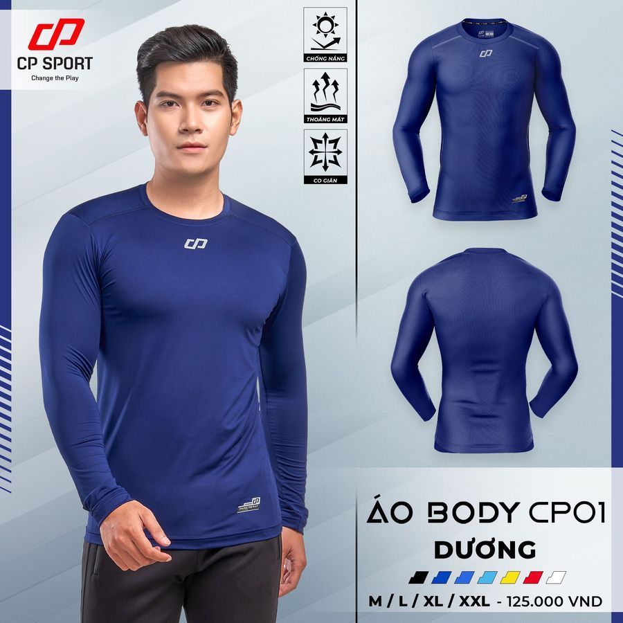 Áo Body Thể Thao Chống Nắng - Đá Bóng - Tập Gym - Trekking | HYPERFIT CP SPORT