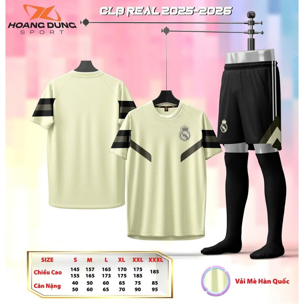 Áo bóng đá Strivend Real Madrid Xanh 24/25