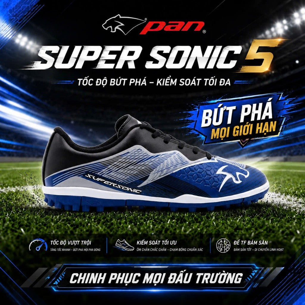 Giày Bóng Đá Pan Sonic Pan Thunder Đế TF - Chính Hãng Thái Lan