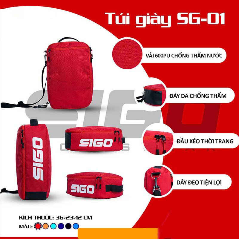 Túi Đựng Giày Bóng Đá - Túi Đeo Thể Thao Sigo 01