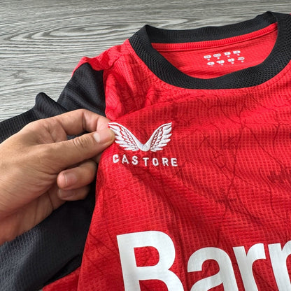 Bộ Bóng Đá Bayer 04 Leverkusen Đỏ Sân Nhà - Vải Mè Thái