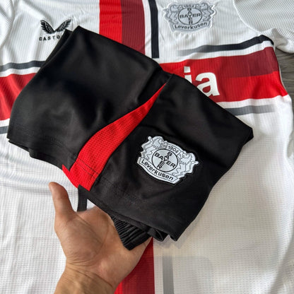 Bộ Bóng Đá Bayer 04 Leverkusen Trắng Sân Nhà - Vải Mè Thái