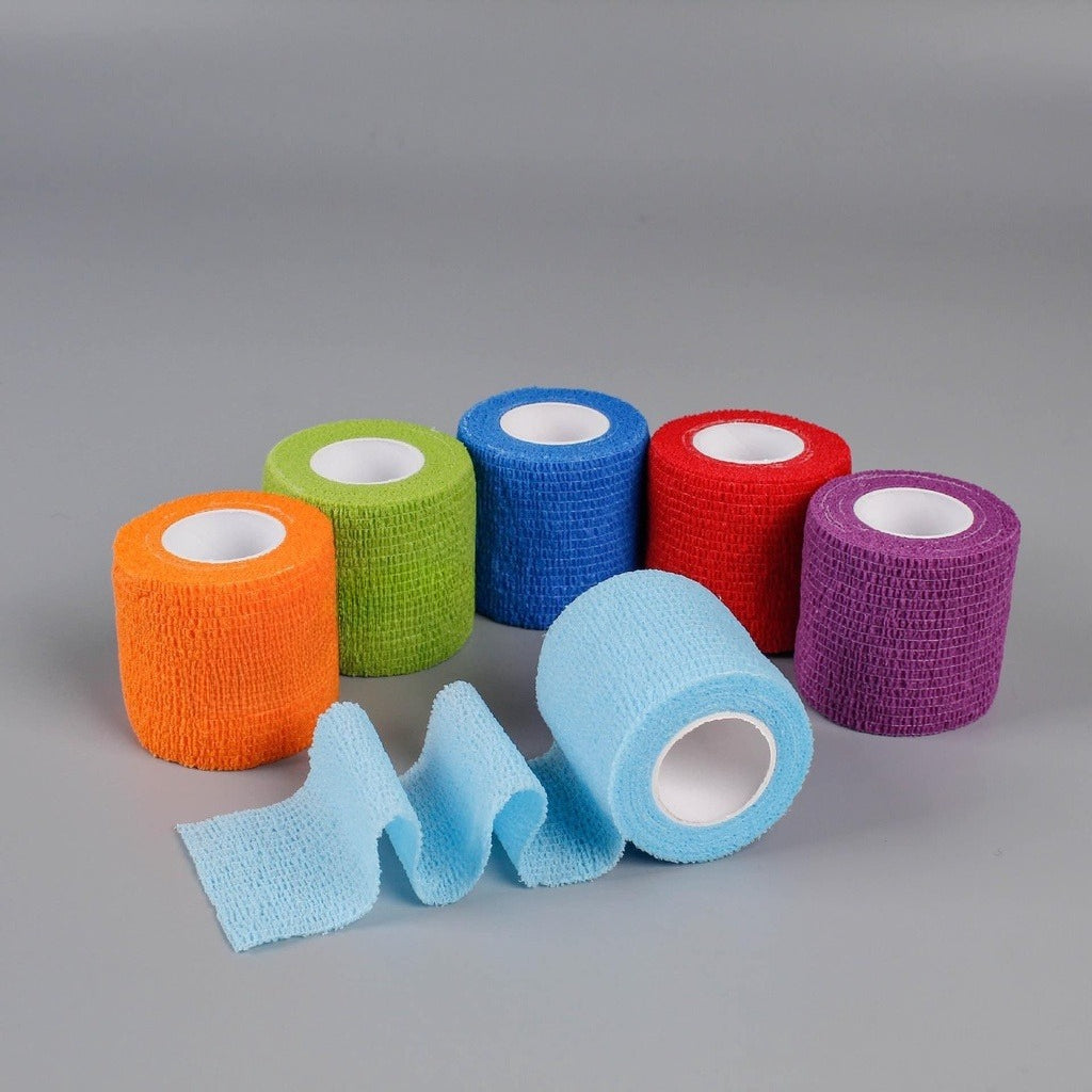 Băng Thun Bóng Đá - Băng Keo Thể Thao Tự Dính (cao su non) - rộng 5cm*4.5m