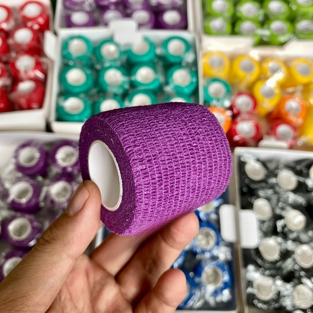 Băng Thun Bóng Đá - Băng Keo Thể Thao Tự Dính (cao su non) - rộng 5cm*4.5m
