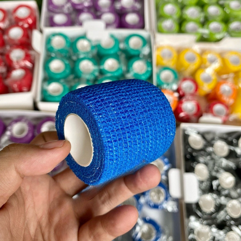 Băng Thun Bóng Đá - Băng Keo Thể Thao Tự Dính (cao su non) - rộng 5cm*4.5m