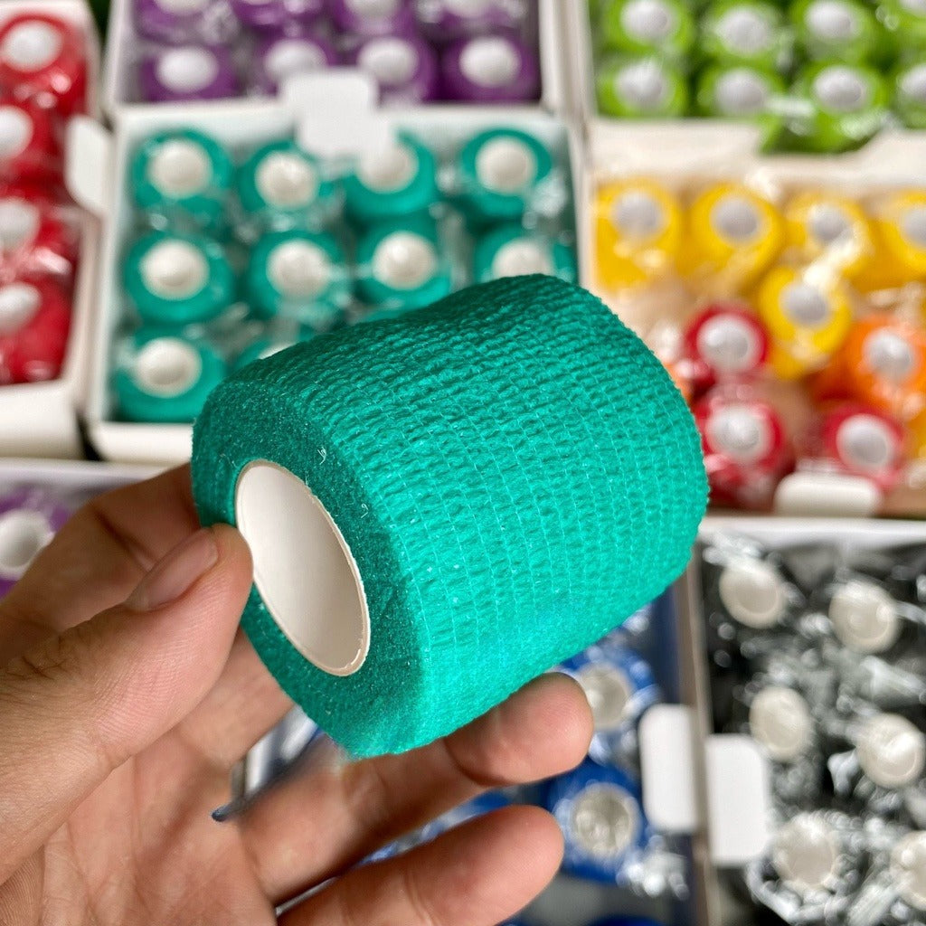 Băng Thun Bóng Đá - Băng Keo Thể Thao Tự Dính (cao su non) - rộng 5cm*4.5m