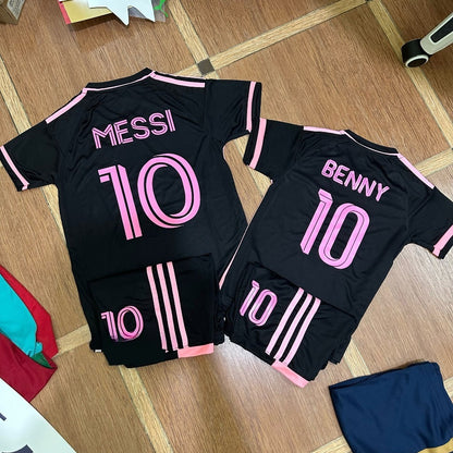 Bộ Đồ Bóng Đá Messi , đội Inter Miami - size trẻ em (có in thêm tên số)