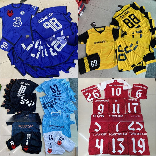 Mực Và Decal in Áo Bóng Đá - in tên số đá banh ( Dành Cho Khách Mua Đồ Tại Shop)