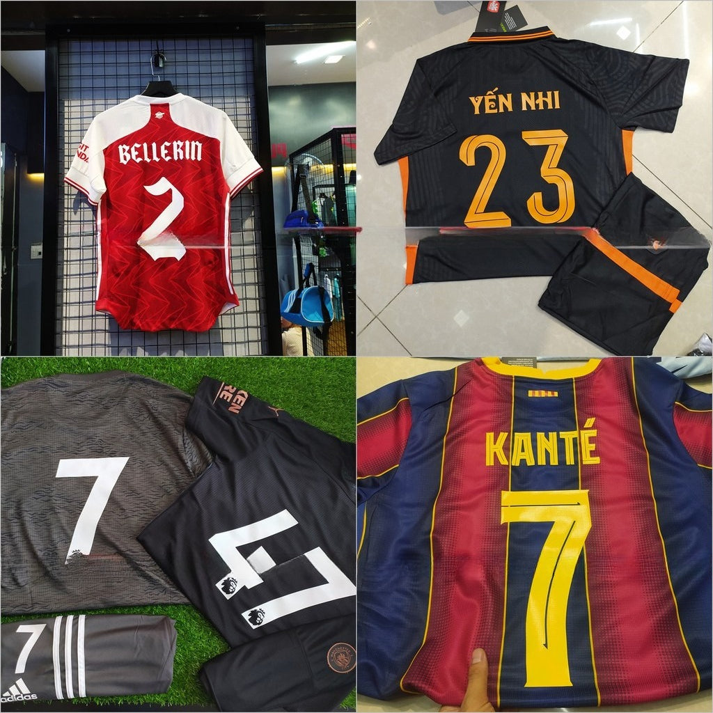 Mực Và Decal in Áo Bóng Đá - in tên số đá banh ( Dành Cho Khách Mua Đồ Tại Shop)