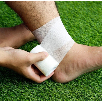Băng Thun Bóng Đá - Băng Keo Thể Thao Tự Dính (cao su non) - rộng 5cm*4.5m