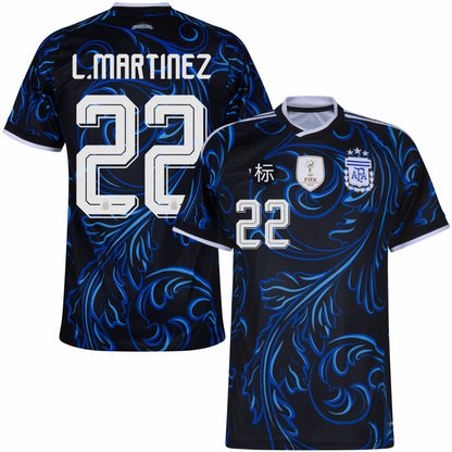Áo đấu World Cup Argentina 2026, phiên bản cổ động viên sân nhà và sân khách, số 10, Messi, số 8, phiên bản chính xác của Enzo