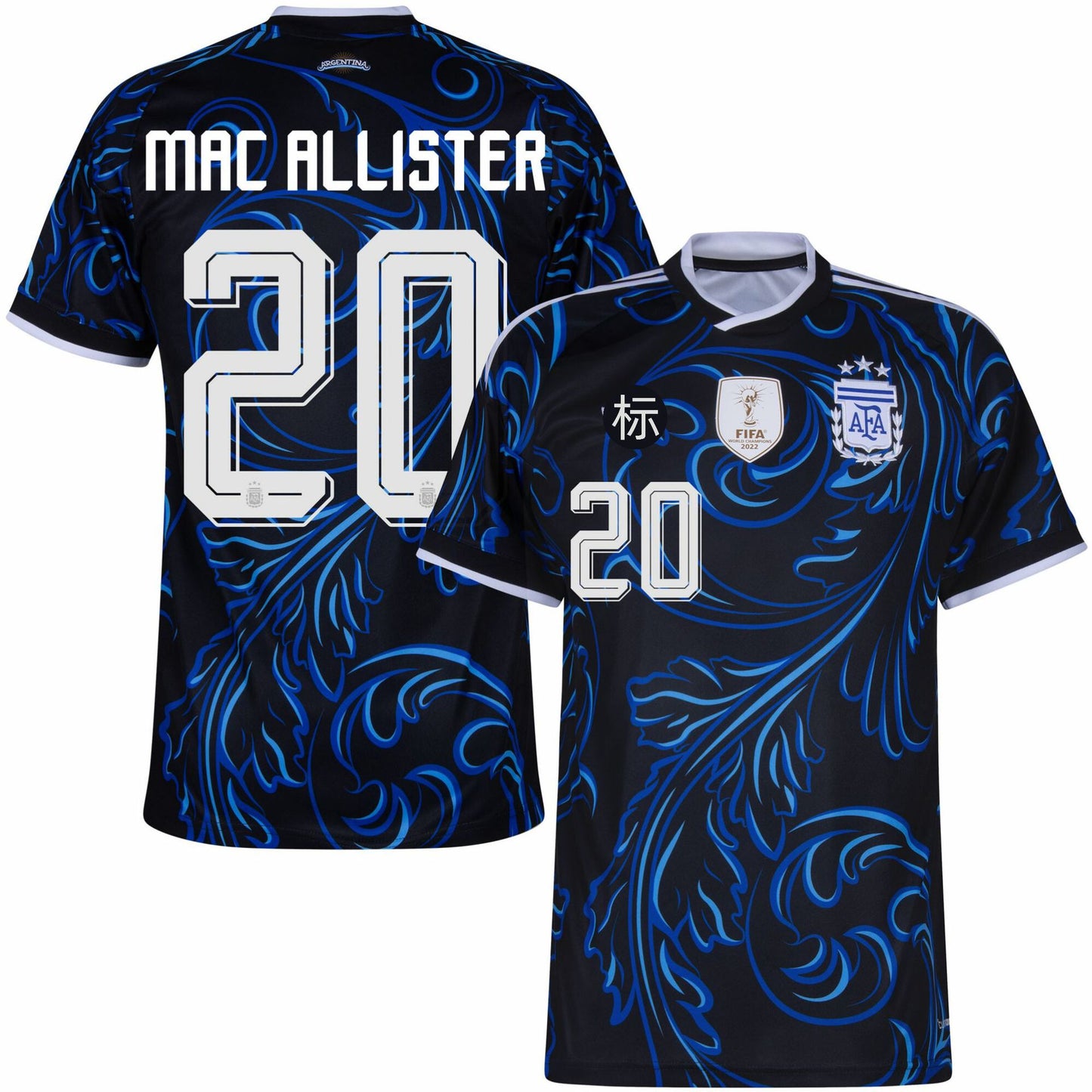 Áo đấu World Cup Argentina 2026, phiên bản cổ động viên sân nhà và sân khách, số 10, Messi, số 8, phiên bản chính xác của Enzo
