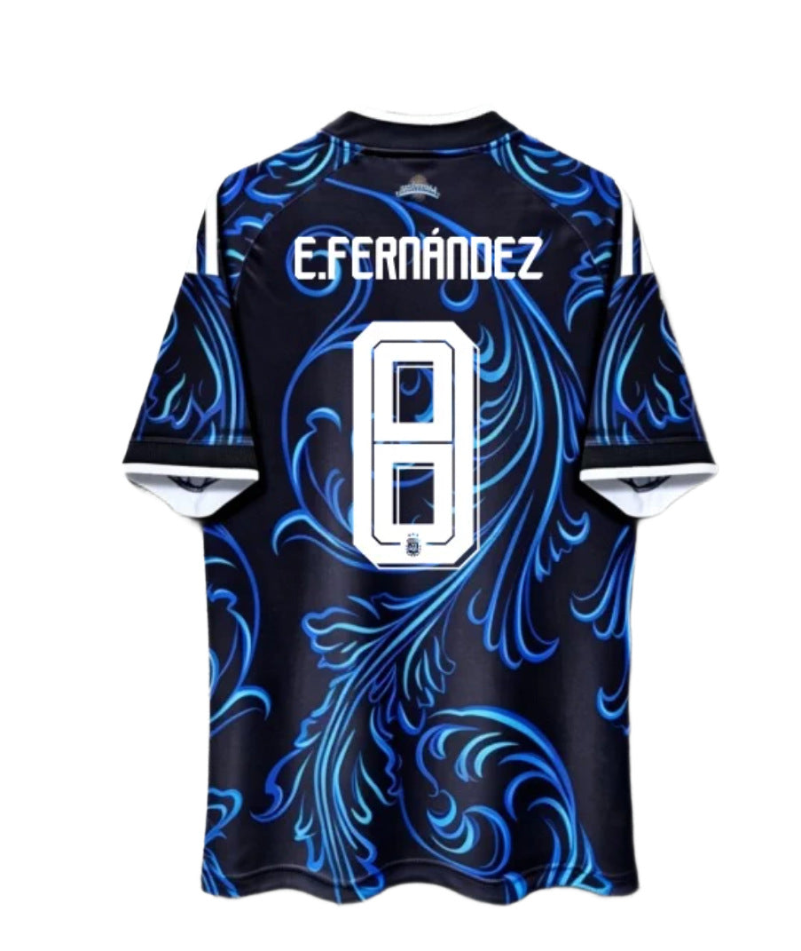 Áo đấu World Cup Argentina 2026, phiên bản cổ động viên sân nhà và sân khách, số 10, Messi, số 8, phiên bản chính xác của Enzo