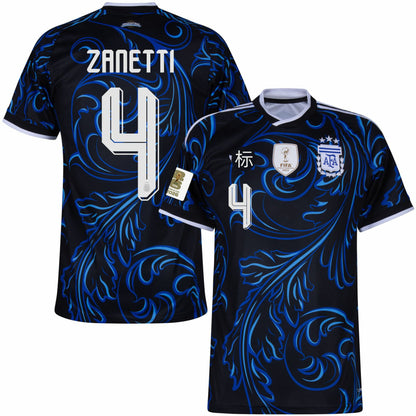 Áo đấu World Cup Argentina 2026, phiên bản cổ động viên sân nhà và sân khách, số 10, Messi, số 8, phiên bản chính xác của Enzo