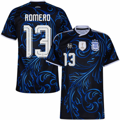 Áo đấu World Cup Argentina 2026, phiên bản cổ động viên sân nhà và sân khách, số 10, Messi, số 8, phiên bản chính xác của Enzo