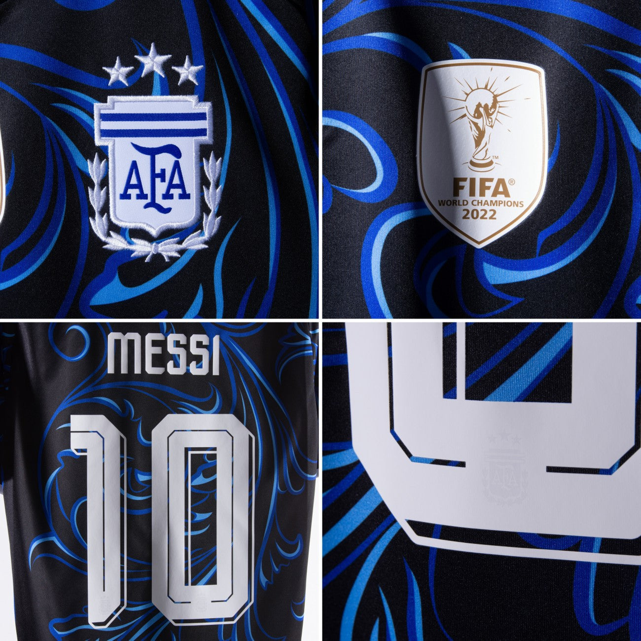 Áo đấu World Cup Argentina 2026, phiên bản cổ động viên sân nhà và sân khách, số 10, Messi, số 8, phiên bản chính xác của Enzo