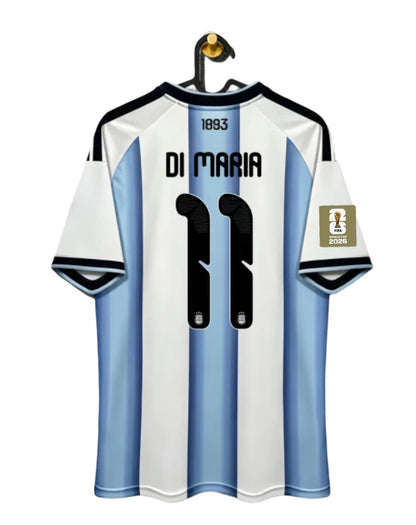 Áo đấu World Cup Argentina 2026, phiên bản cổ động viên sân nhà và sân khách, số 10, Messi, số 8, phiên bản chính xác của Enzo