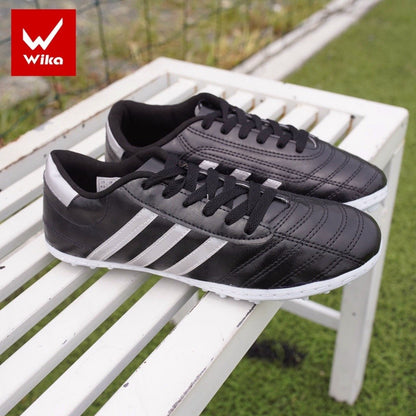 GIÀY BÓNG ĐÁ BIG SIZE WIKA 3 SỌC (tặng tất dệt)- GIÀY PHỦI SIZE 44 & SIZE 45 - Đã may full đế