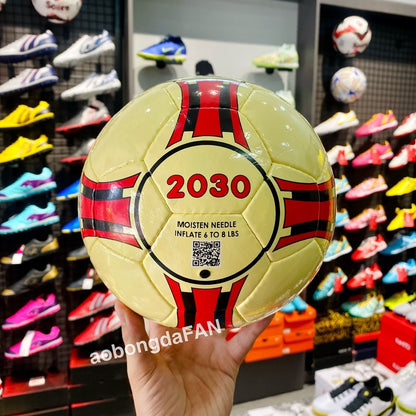 Quả Bóng 2030 Geru Star Vàng Xanh Chính Hãng (Vàng-Xanh) - Quả Banh 2030 Vàng - Size 4