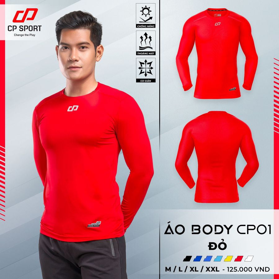 Áo Body Thể Thao Chống Nắng - Đá Bóng - Tập Gym - Trekking | HYPERFIT CP SPORT