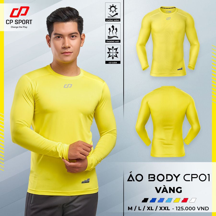 Áo Body Thể Thao Chống Nắng - Đá Bóng - Tập Gym - Trekking | HYPERFIT CP SPORT