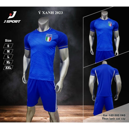 Quần Áo Bóng Đá Tuyển Ý Mới Nhất 2024 - Có in tên số Đội Italia