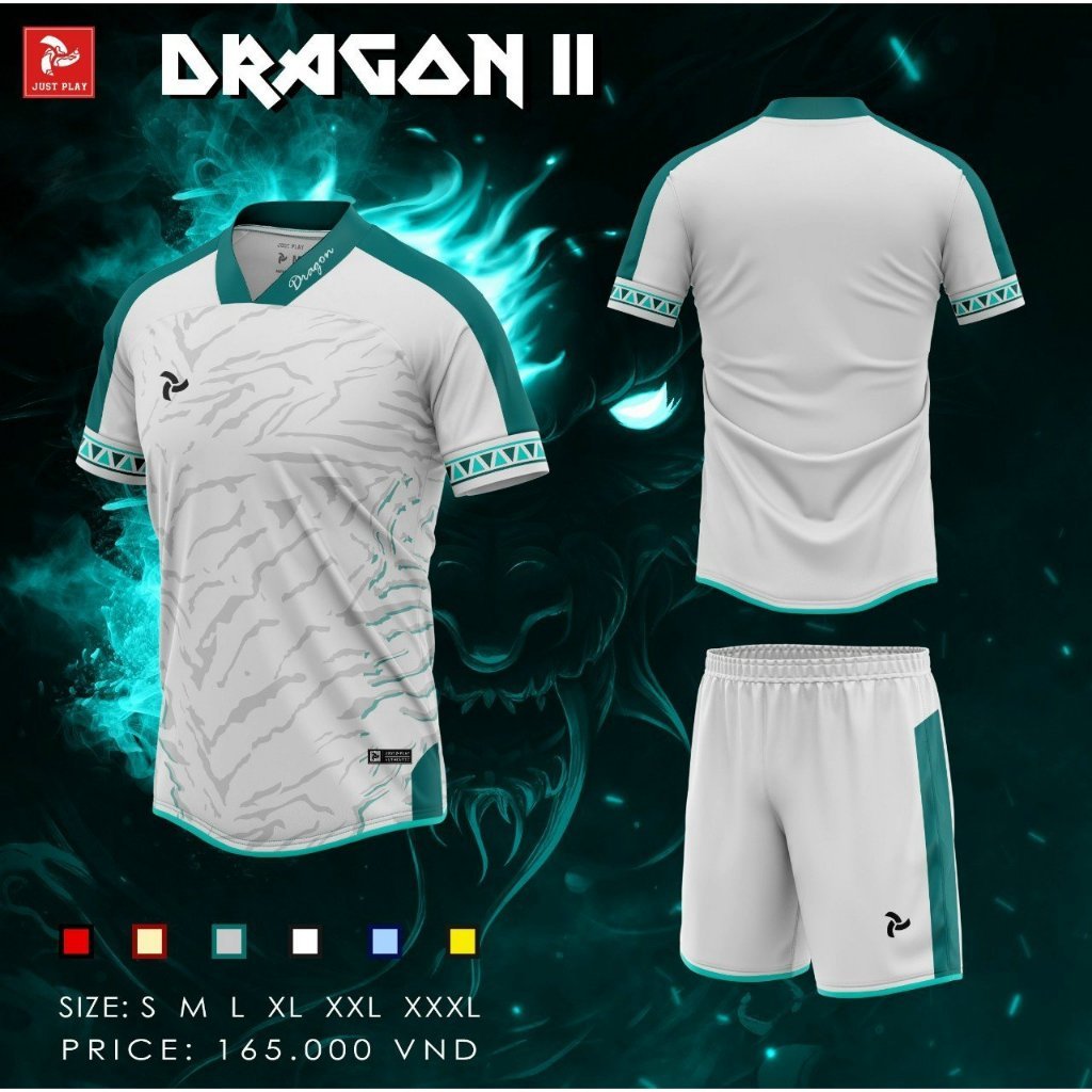 Bộ Quần Áo Bóng Đá  JP Dragon - Có In Tên Số
