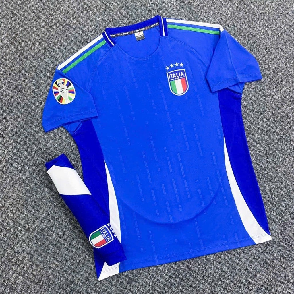 Quần Áo Bóng Đá Tuyển Ý Mới Nhất 2024 - Có in tên số Đội Italia