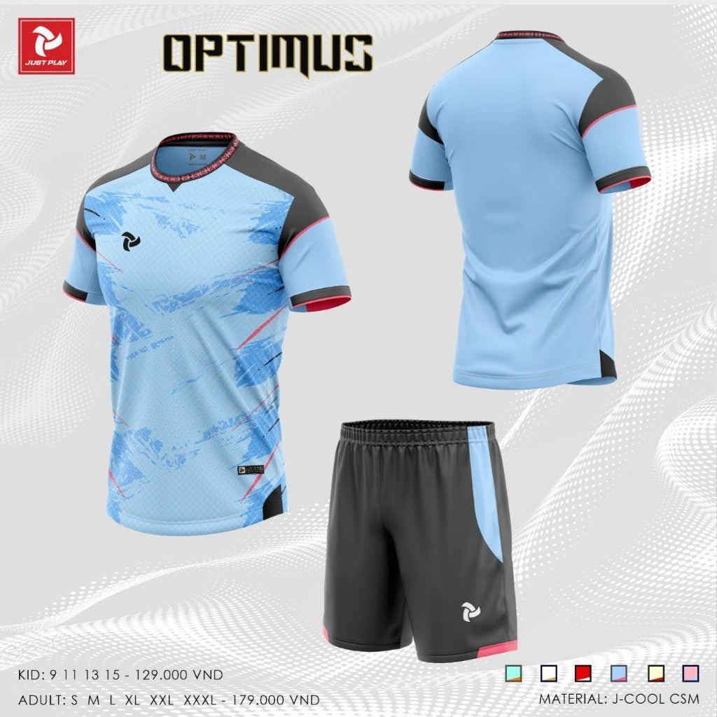 Bộ Bóng Đá Trẻ Em Thun Dệt Thoáng Mát - JP Optimus