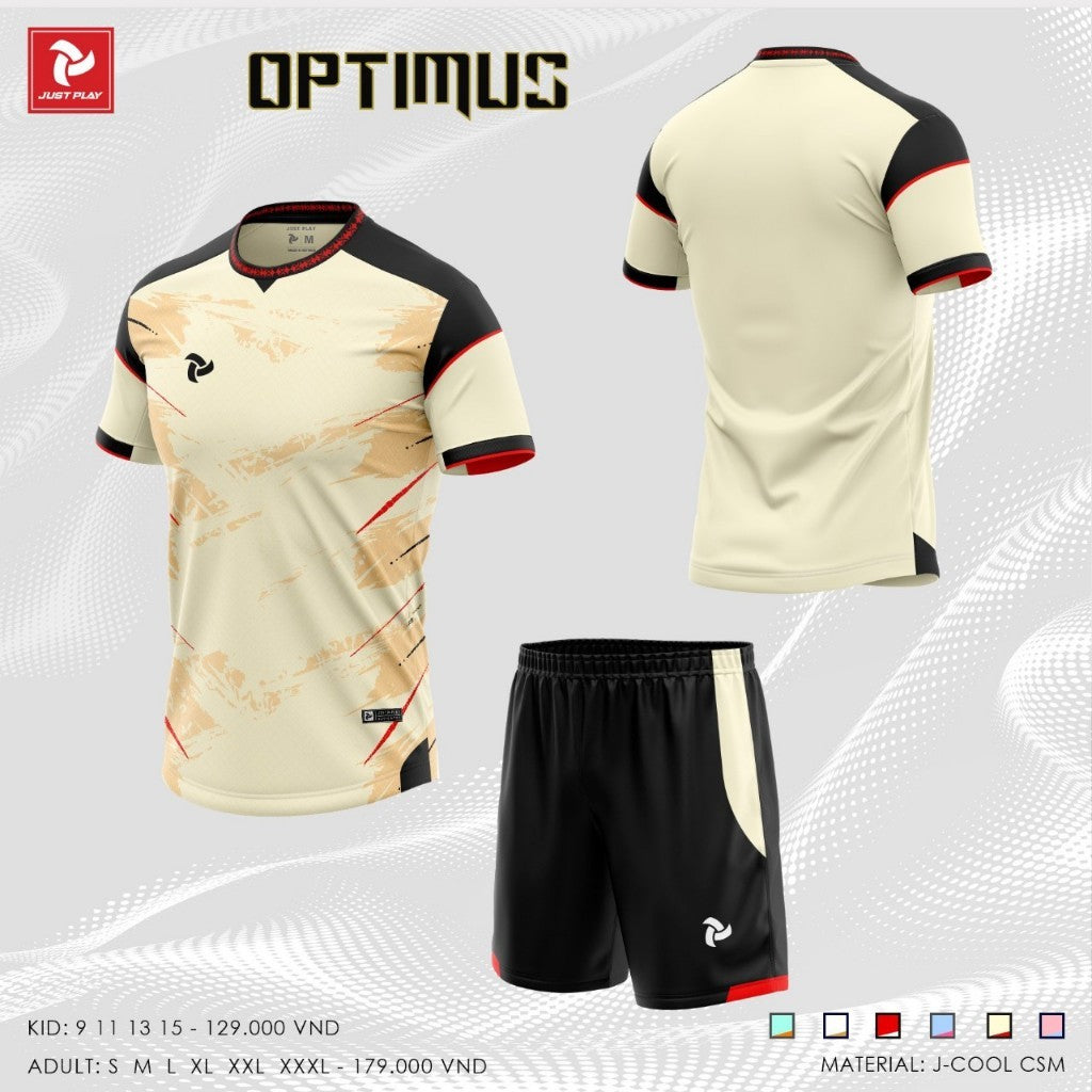 Bộ Bóng Đá Trẻ Em Thun Dệt Thoáng Mát - JP Optimus