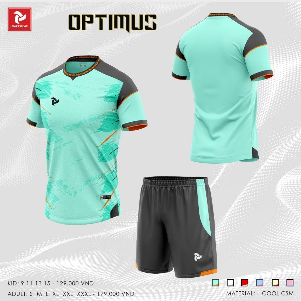 Bộ Bóng Đá Trẻ Em Thun Dệt Thoáng Mát - JP Optimus