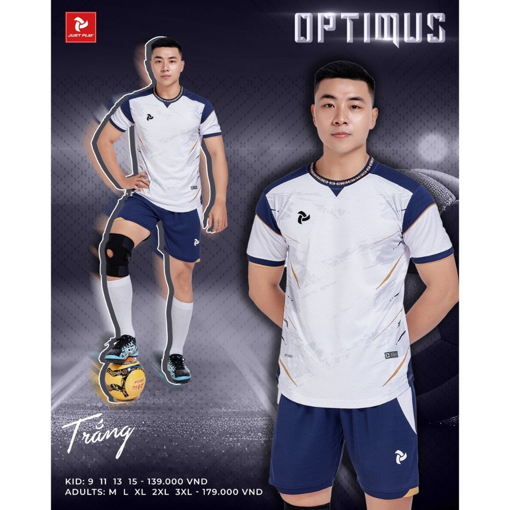Bộ Bóng Đá Trẻ Em Thun Dệt Thoáng Mát - JP Optimus