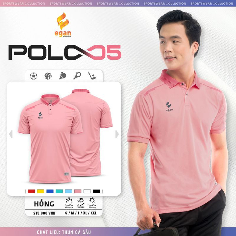 Áo Thun Polo Egan UV Cao Cấp- Chống Tia UV - Áo Phông Có Cổ - Chính Hãng Egan