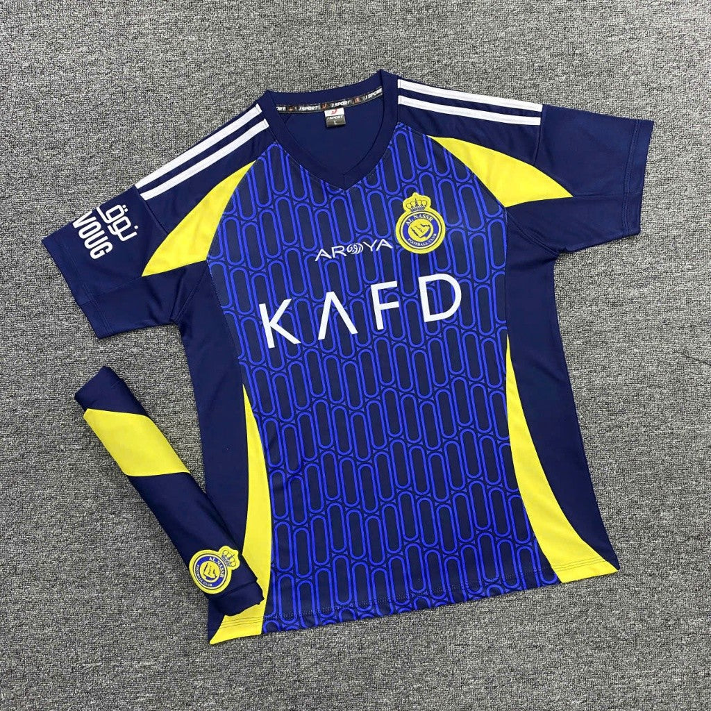 Bộ Quần Áo Bóng Đá Ronaldo Al Nassr - Có Dịch Vụ In Tên Số