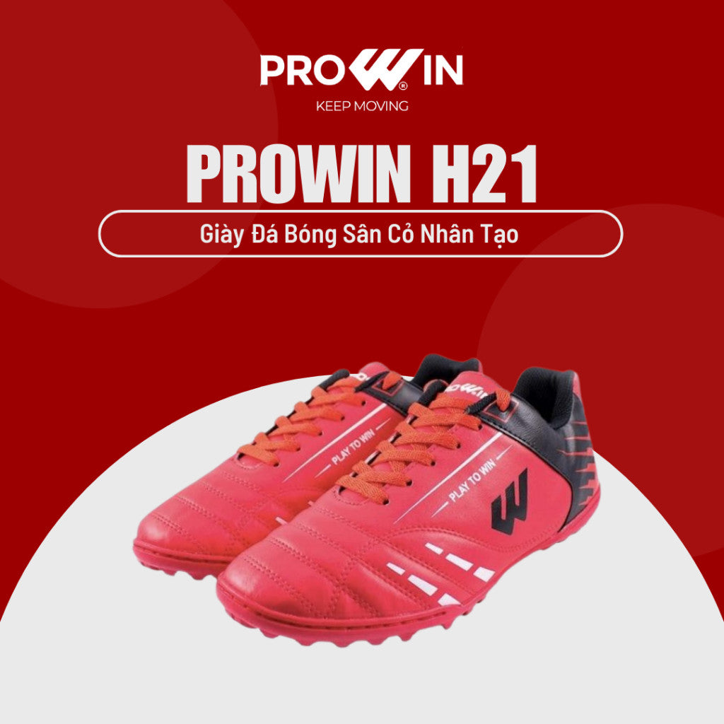 Giày Đá Banh Prowin H21 GIÀY FORM TO CHÂN BÈ (size 34-46) | Đế TF |Siêu Bền Siêu Rẻ