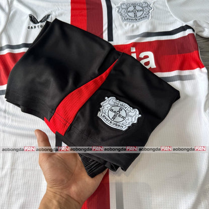Bộ Bóng Đá Bayer 04 Leverkusen Trắng Sân Nhà - Vải Mè Thái