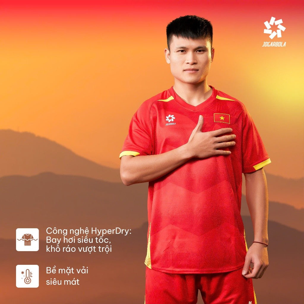 Áo Bóng Đá Đội Tuyển Việt Nam 2025 JGBL - Chính Hãng Jogarbola (Bản FAN)