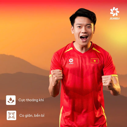 Áo Bóng Đá Đội Tuyển Việt Nam 2025 JGBL - Chính Hãng Jogarbola (Bản FAN)