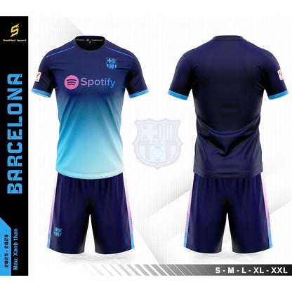 Set Quần Áo Bóng Đá Barca 2024 - Có Hỗ Trợ in Tên Số