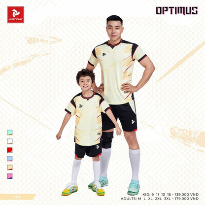 Bộ Bóng Đá Trẻ Em Thun Dệt Thoáng Mát - JP Optimus