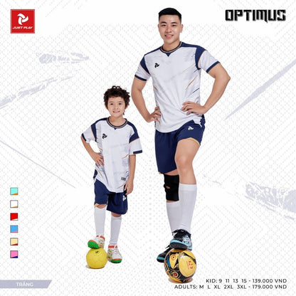 Bộ Bóng Đá Trẻ Em Thun Dệt Thoáng Mát - JP Optimus