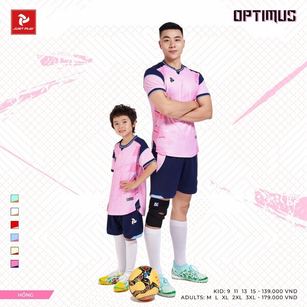 Bộ Bóng Đá Trẻ Em Thun Dệt Thoáng Mát - JP Optimus