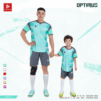 Bộ Bóng Đá Trẻ Em Thun Dệt Thoáng Mát - JP Optimus