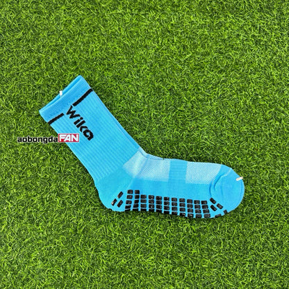 Tất Bóng Đá Chống Trơn - Vớ Chống Trơn CAO CẤP WIKA Chính Hãng - Hình Thật Review Chi Tiết