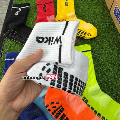 Tất Bóng Đá Chống Trơn - Vớ Chống Trơn CAO CẤP WIKA Chính Hãng - Hình Thật Review Chi Tiết