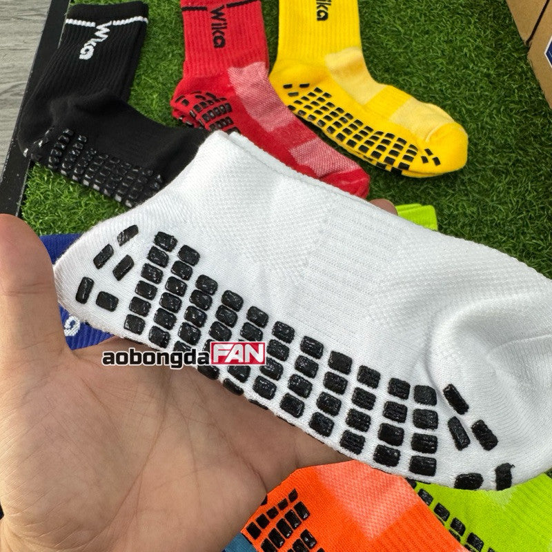 Tất Bóng Đá Chống Trơn - Vớ Chống Trơn CAO CẤP WIKA Chính Hãng - Hình Thật Review Chi Tiết